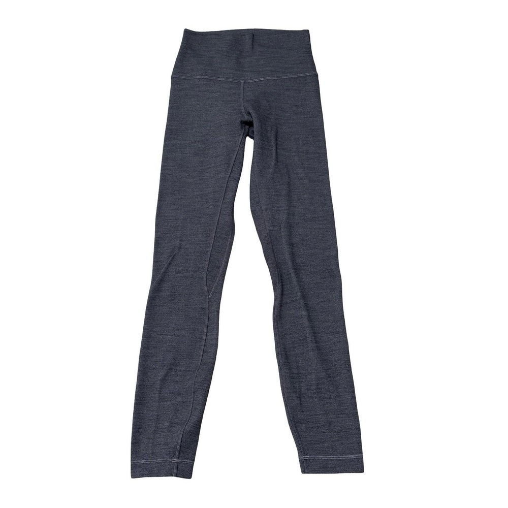 Lululemon Align Capri Leggings Heather Gray Size 2 - 22 x‎ 24.5